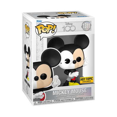 Disney 100th Anniversary - Mickey Mouse (Split Colour) Exclusive Pop Vinyl Figure