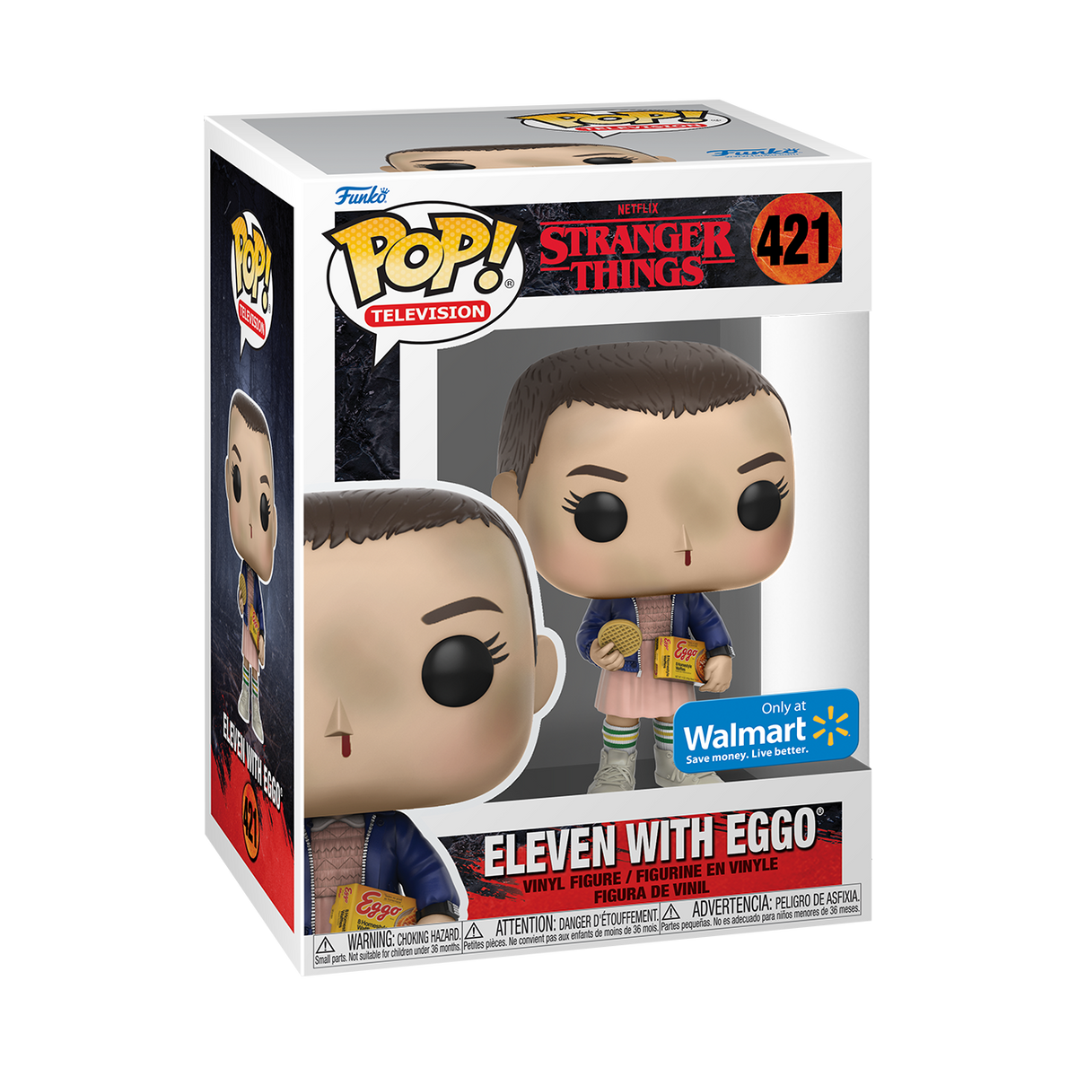 Stranger Things Eleven (/w Eggo) Exclusive Pop! Vinyl Figure