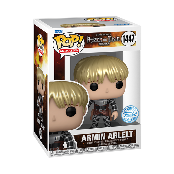 Attack on Titan - Armin Arlelt Metallic Exclusive Pop! Vinyl Figure