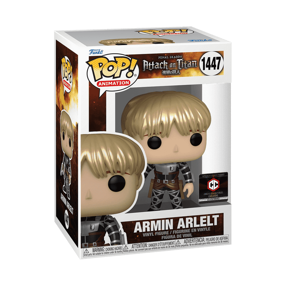 Attack on Titan - Armin Arlelt Metallic Exclusive Pop! Vinyl Figure