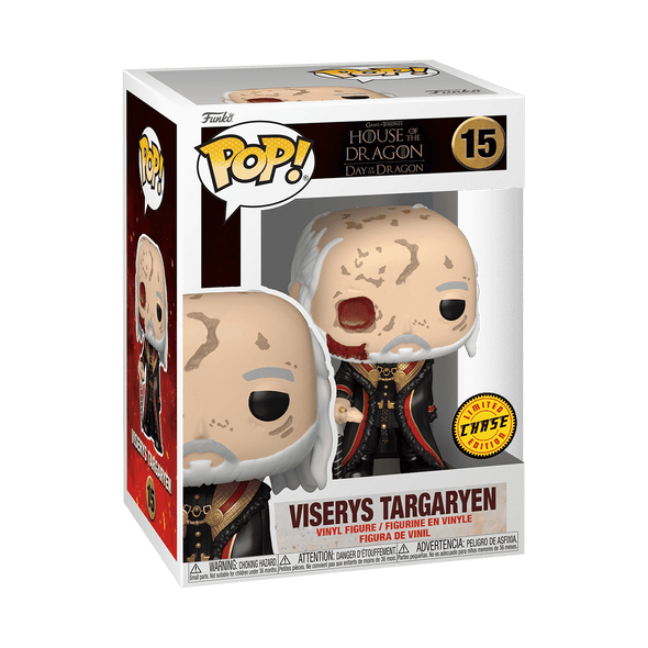 Game of Thrones: House Of The Dragon - Viserys Targaryen (Unmasked with Cane) Chase Pop! Vinyl Figure