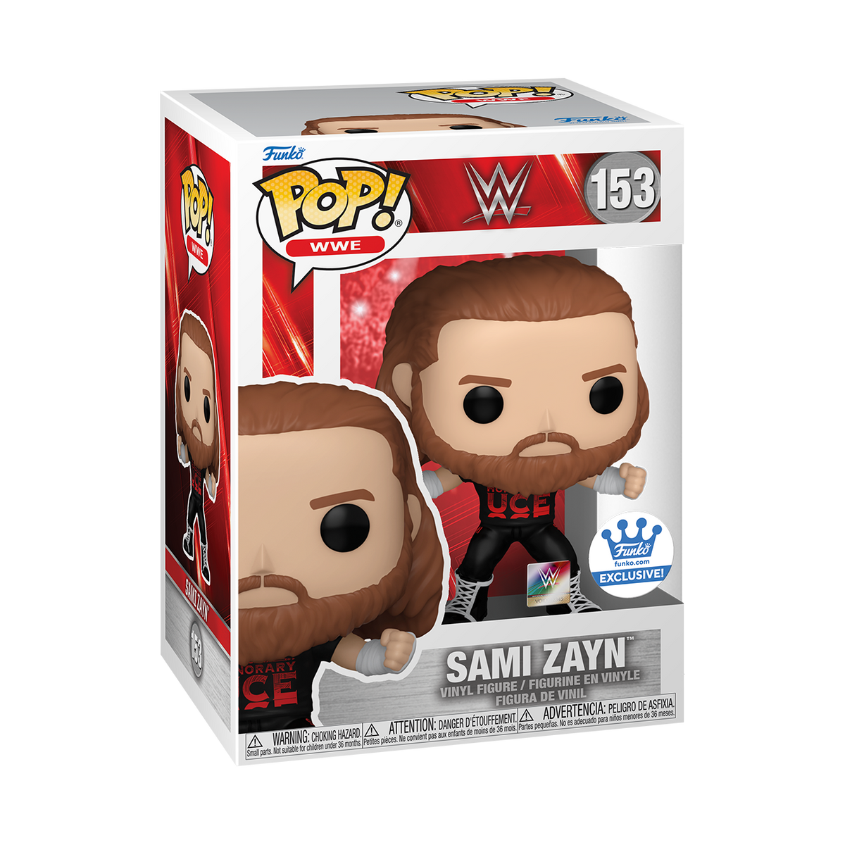 WWE - Sami Zayn Exclusive Pop! Vinyl Figure – B\u0026K Collectables