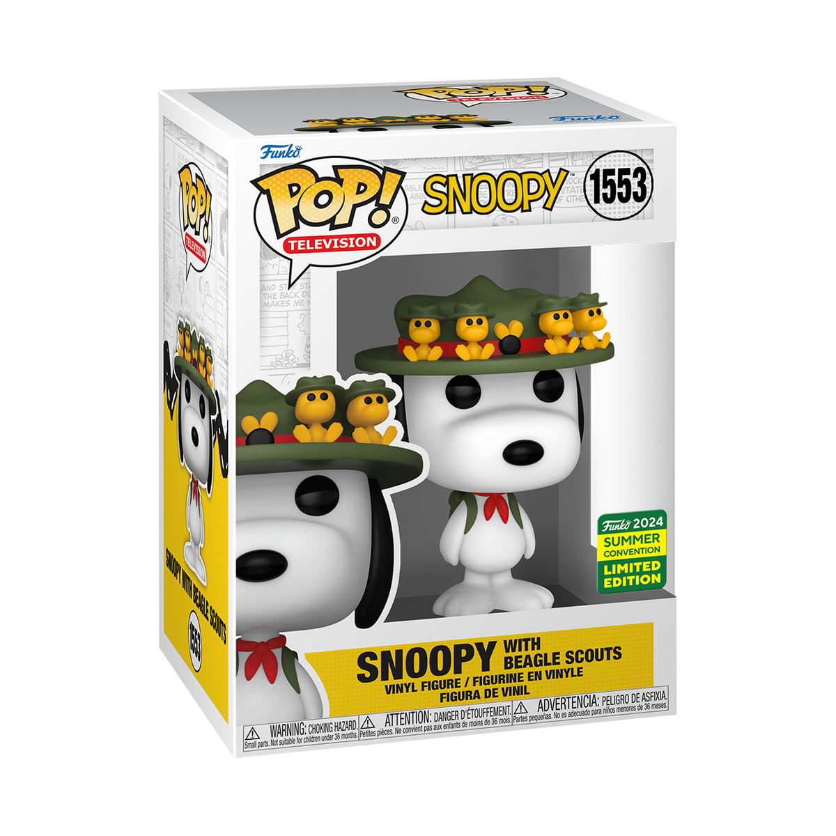 Figurine Snoopy Peanuts Avec Niche - Pop! Deluxe édition Fêtes