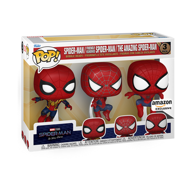 Spider-Man: No Way Home - Spider-Man Exclusive 3-Pack Pop! Vinyl Figures