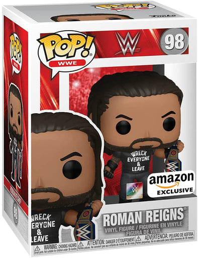 WWE - Roman Reigns (Wreck Everyone & Leave /w Title) Exclusive Pop! Vinyl Figure