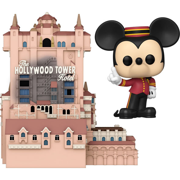 Pop Town - Walt Disney World 50th Hollywood Tower Hotel and Mickey Mouse Pop! Vinyl