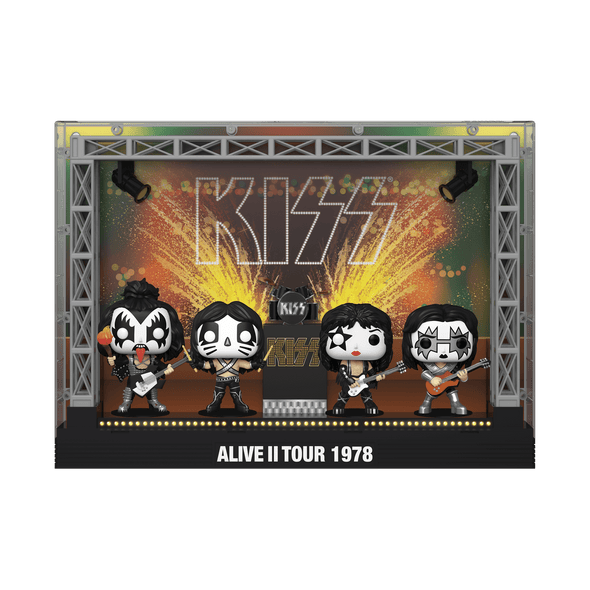 POP Moment - Kiss’ Alive II Tour in 1978 Exclusive Deluxe POP! Vinyl Figures