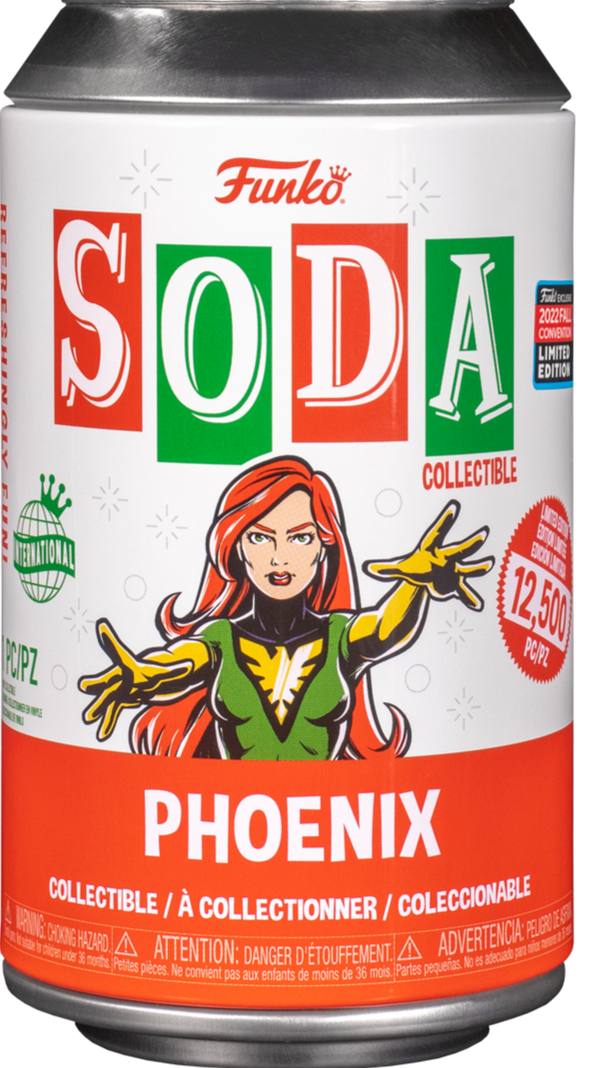 NYCC 2022 - Funko Soda Marvel Phoenix Exclusive Soda Can Vinyl Figure
