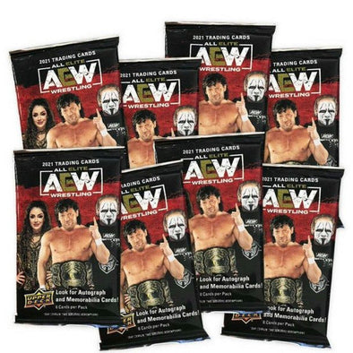 AEW - Upper Deck 2021 Single Pack of 8 cards