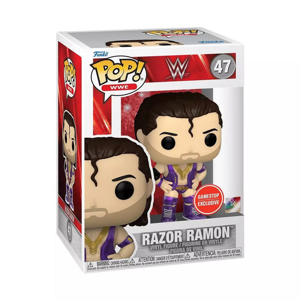 WWE - Razor Ramon (Purple Metallic Outfit) Exclusive Pop! Vinyl Figure