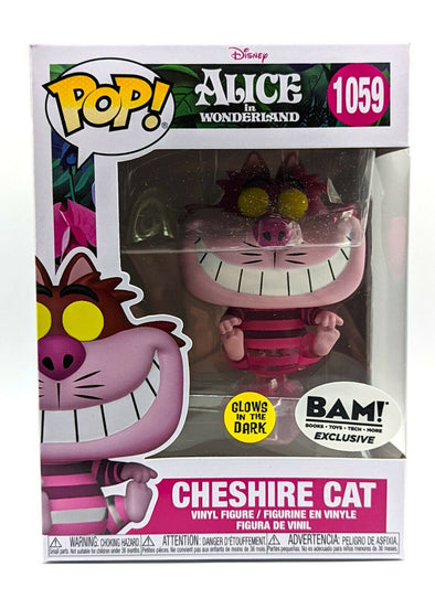 Alice In Wonderland 70th Anniversary - Glow-In-The-Dark Cheshire Cat Exclusive Pop! Vinyl Figure