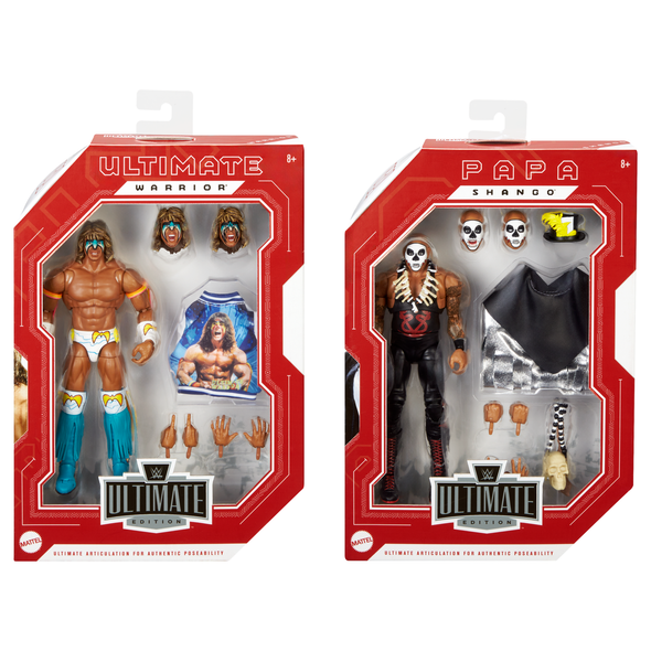 WWE Ultimate Edition Exclusive Series - Papa Shango and The Ultimate Warrior 2-Pack