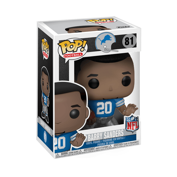 NFL Legends - Lions Barry Sanders (Home Jersey) Pop! Vinyl Figure