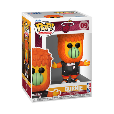 NBA Mascots - Miami Heat Burnie the Fireball Pop! Vinyl Figure