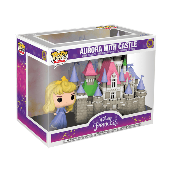 POP Town - Disney Princess Aurora and Castle Pop! Vinyl
