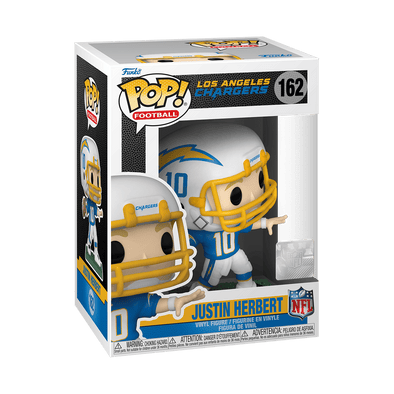 NFL - Chargers Justin Herbert (Home Jersey) Pop! Vinyl Figure