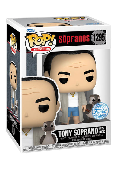 TV Sopranos - Tony Soprano with Duck Exclusive Pop Vinyl Figure
