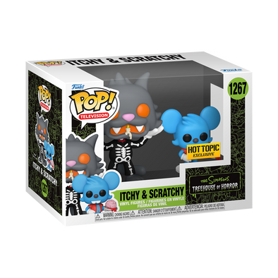 The Simpsons - Treehouse of Horrors Itchy & Scratchy Exclusive Pop! Vinyl Figure