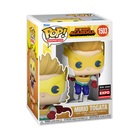 C2E2 2024 - My Hero Academia Mirio Togata (/w Helmet) Exclusive Pop! Vinyl Figure