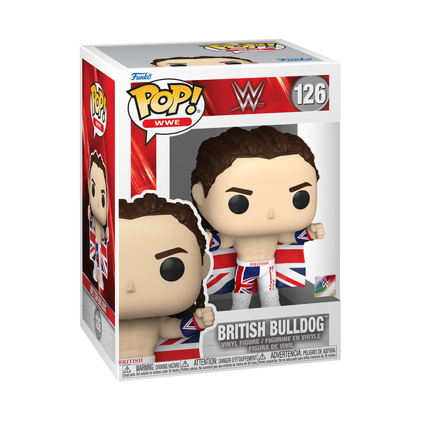 WWE - British Bulldog Pop! Vinyl Figure