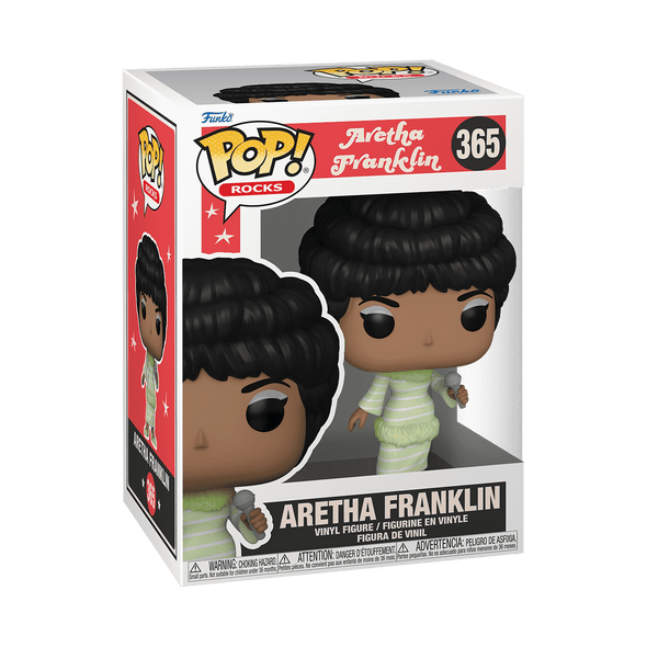POP Rocks - Aretha Franklin (Green Dress) POP! Vinyl Figure