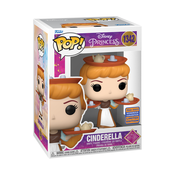 WonderCon 2023 - Disney Princess Cinderella (with Trays) Exclusive Pop! Vinyl Figure