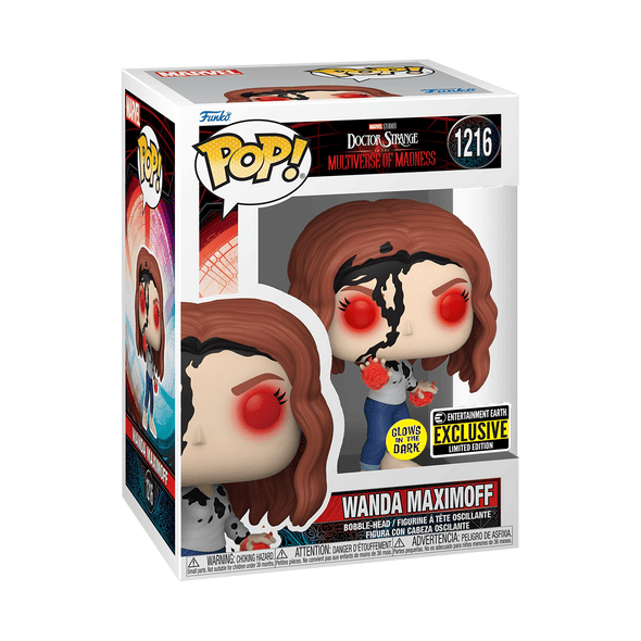 Doctor Strange and the Multiverse of Madness - Wanda Maximoff (Earth 838) Glow-In-The-Dark Exclusive Pop! Vinyl Figure