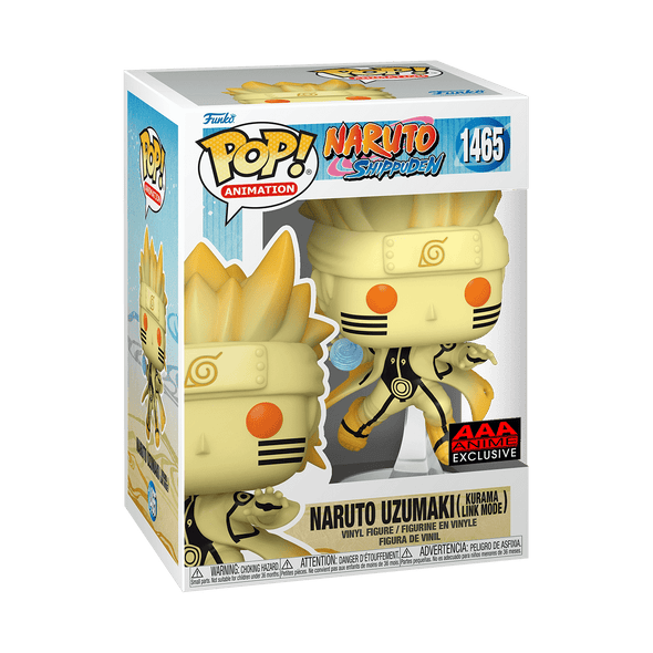 Naruto Shippuden - Naruto Uzumaki (Kurama Link Mode) Exclusive POP! Vinyl Figure