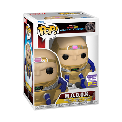 SDCC 2023 - Ant-Man and The Wasp: Quantumania - M.O.D.O.K. (Unmasked) Exclusive Pop! Vinyl Figure