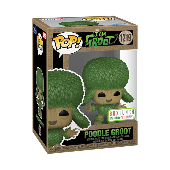 I Am Groot Series - Poodle Groot (Earth Day Packaging) Exclusive Pop! Vinyl Figure