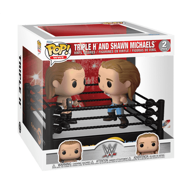 WWE: Ring Moment - Triple H vs Shawn Michaels (SummerSlam 2002) In Ring Pop! Vinyl Figures