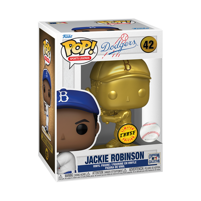 Sports Legends - Jackie Robinson (At Bat) Bronze Chase Pop! Vinyl Figure