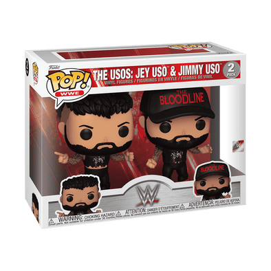 WWE - The Usos: Jey and Jimmy Pop! Vinyl Figure 2-pack
