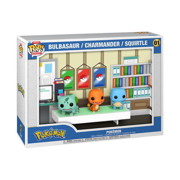 POP Moment - Pokemon Starters Deluxe Pop! Vinyl Figures