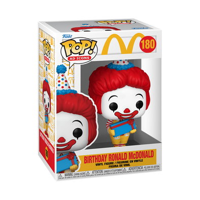 POP Ad Icons - McDonald's Birthday Ronald McDonald Pop! Vinyl Figure