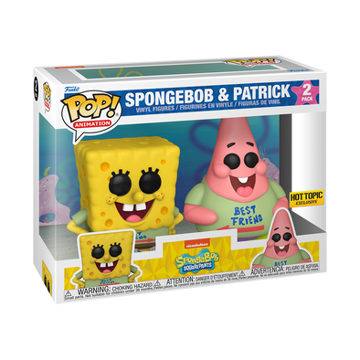 Spongebob Squarepants - Spongebob & Patrick (Best Friends) 2-Pack Exclusive POP! Vinyl Figures