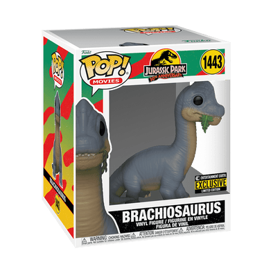 Jurassic Park 30th Anniversary - Brachiosaurus Exclusive 6-Inch Pop! Vinyl Figure