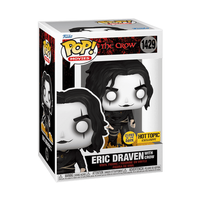 The Crow - Eric Draven with Crow Glow-In-The-Dark Exclusive Pop! Vinyl Figure
