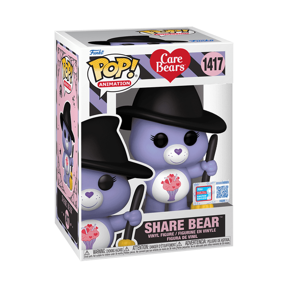 NYCC 2024 - Care Bears 40th Anniversary Share Bear (Witch) Exclusive POP! Vinyl Figure