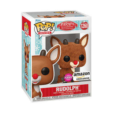 Rudolph The Red Nosed Reindeer - Rudolph Flocked Exclusive Pop! Vinyl Figure