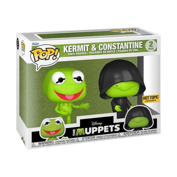 The Muppets - Kermit & Constantine Exclusive 2-Pack Pop! Vinyl Figures