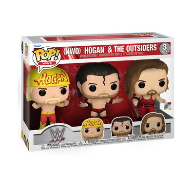 WWE - Hulk Hogan & The Outsiders (Bash At The Beach 1996) 3-Pack Pop! Vinyl Figures