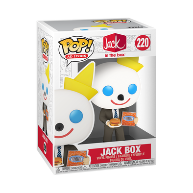 POP Ad Icons - Jack In The Box (with Burger) Pop! Vinyl Figure