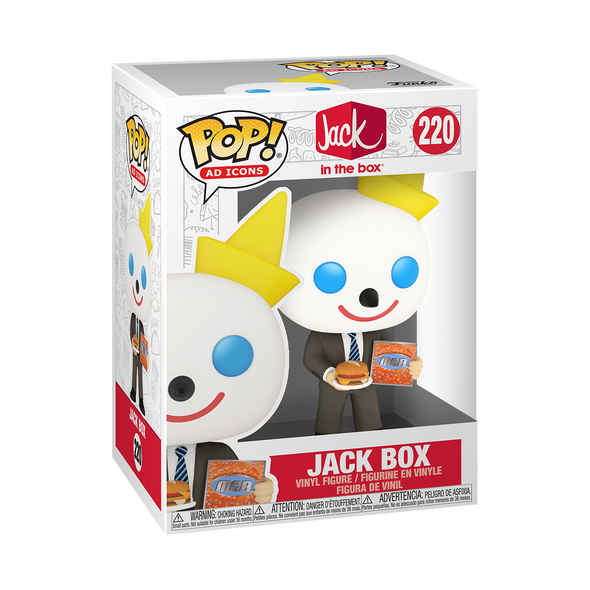 POP Ad Icons - Jack In The Box (with Burger) Pop! Vinyl Figure