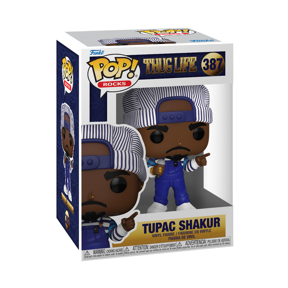 POP Rocks - Tupac Shakur (in Overalls) POP! Vinyl Figure