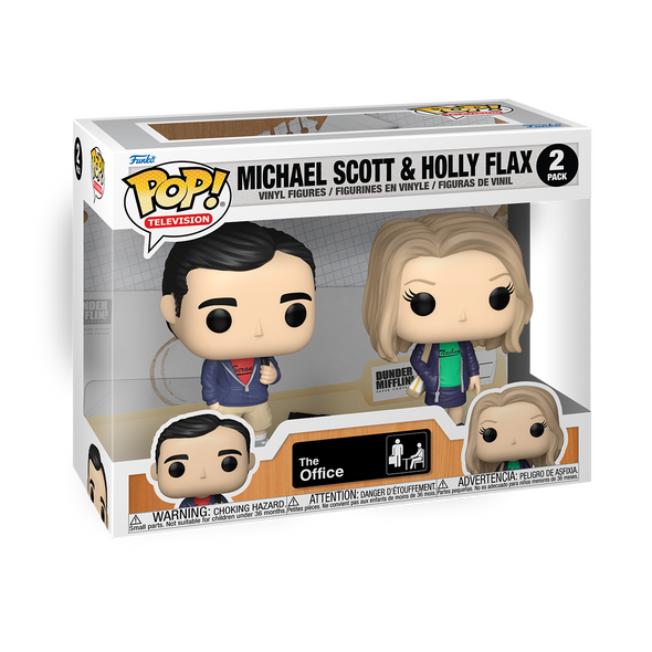 The Office - Michael Scott & Holly Flax (Company Picnic) 2-Pack Pop! Vinyl Figures