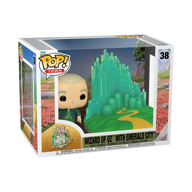 POP Town - The Wizard Of Oz 85th Anniversary Wizard of Oz (with Emerald City) Pop! Vinyl Figure