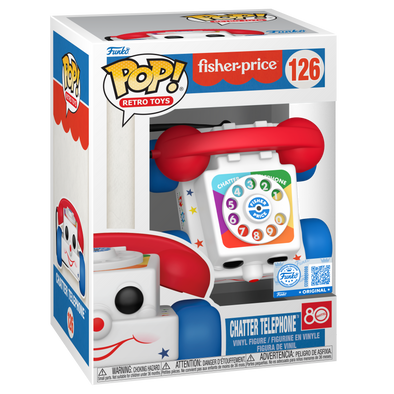 POP Retro Toys - Fisher-Price® Chatter Telephone Exclusive Pop! Vinyl Figure