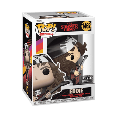 Stranger Things - Hunter Eddie (/w Guitar) Metallic Exclusive Pop! Vinyl Figure