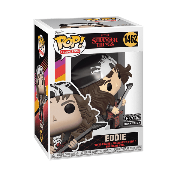 Stranger Things - Hunter Eddie (/w Guitar) Metallic Exclusive Pop! Vinyl Figure